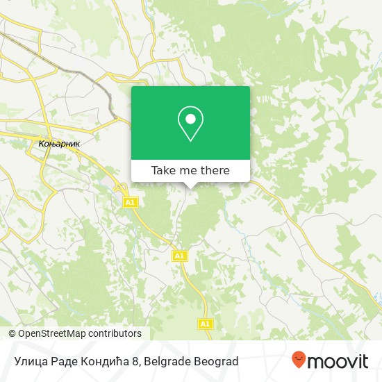 Улица Раде Кондића 8 map