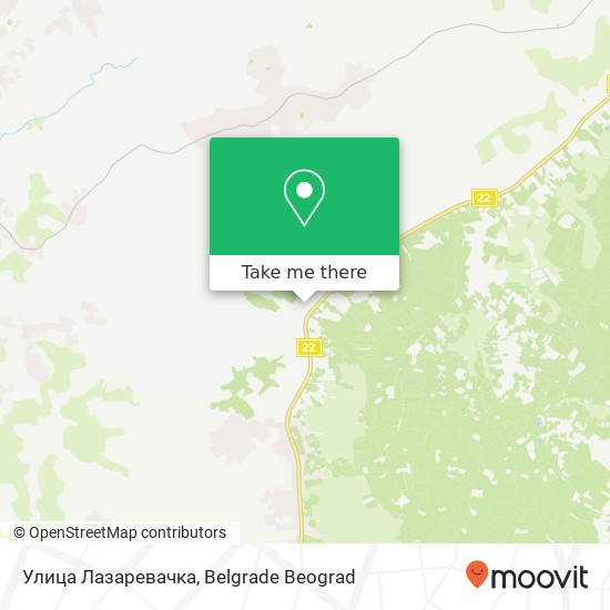 Улица Лазаревачка map