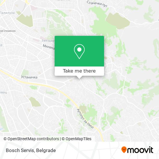 Bosch Servis map