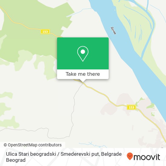 Ulica Stari beogradski / Smederevski put map