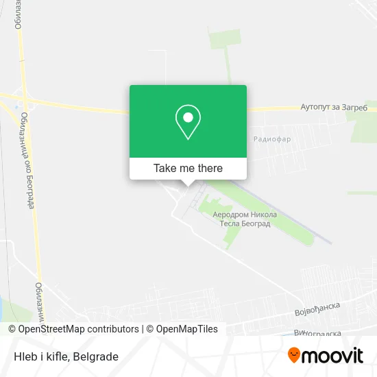 Hleb i kifle map