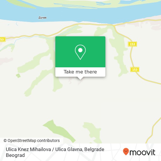 Ulica Knez Mihailova / Ulica Glavna map