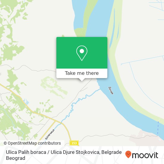 Ulica Palih boraca / Ulica Djure Stojkovica map