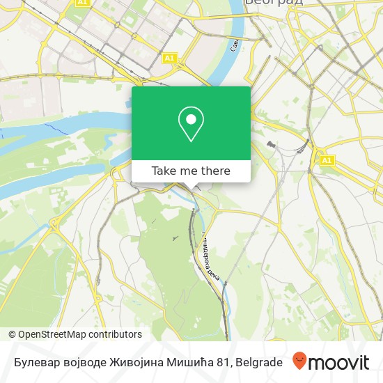 Булевар војводе Живојина Мишића 81 map