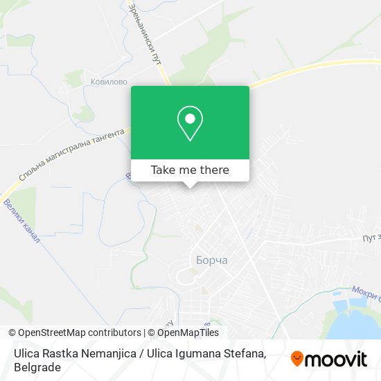 Ulica Rastka Nemanjica / Ulica Igumana Stefana map