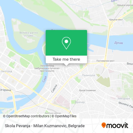 Skola Pevanja - Milan Kuzmanovic map