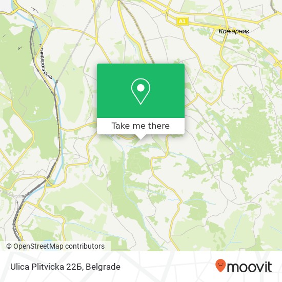 Ulica Plitvicka 22Б map