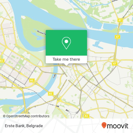 Erste Bank map