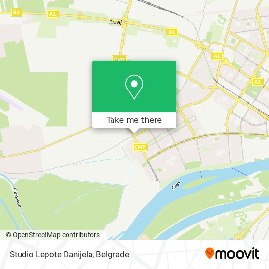 Studio Lepote Danijela map