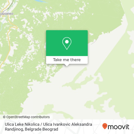 Ulica Leke Nikolica / Ulica Ivankovic Aleksandra Randjinog map