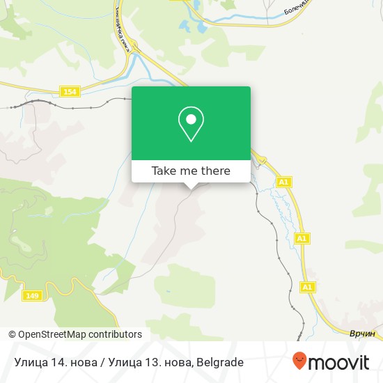 Улица 14. нова / Улица 13. нова map