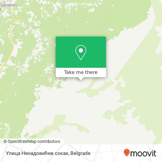 Улица Ненадовићев сокак map