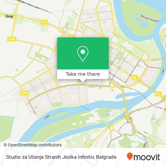 Studio za Učenje Stranih Jezika Infinitiv map