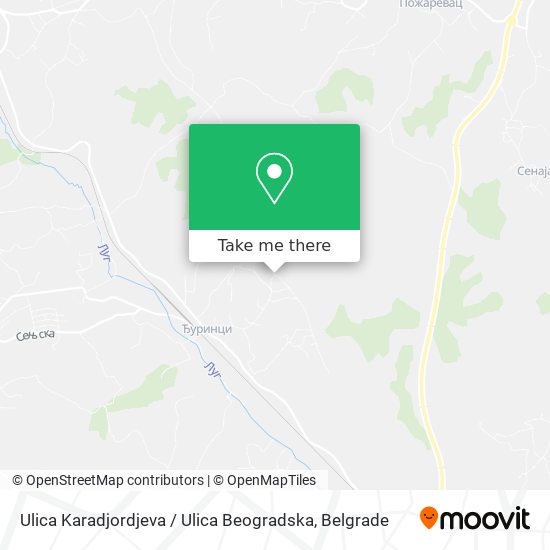 Ulica Karadjordjeva / Ulica Beogradska map