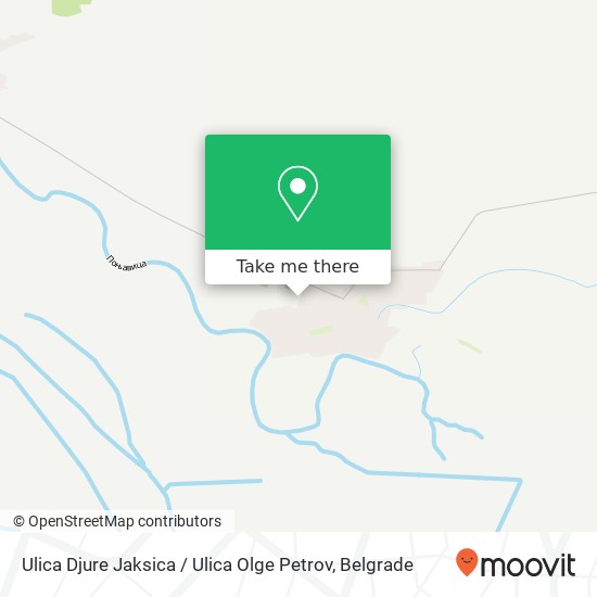 Ulica Djure Jaksica / Ulica Olge Petrov map