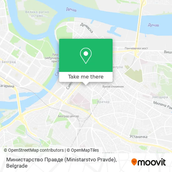 Министарство Правде (Ministarstvo Pravde) map