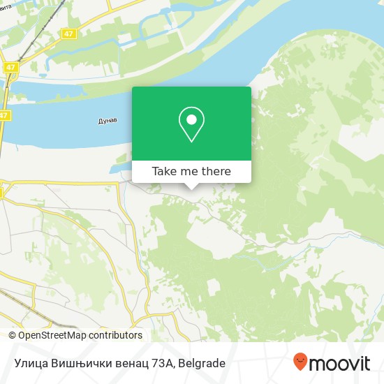 Улица Вишњички венац 73А map