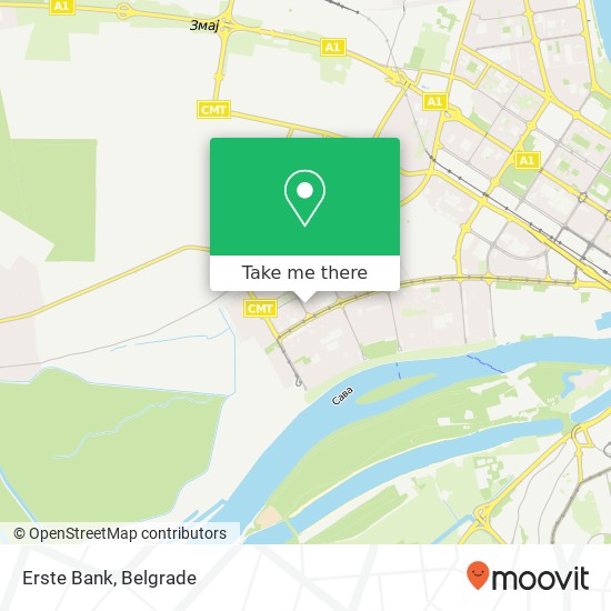 Erste Bank map