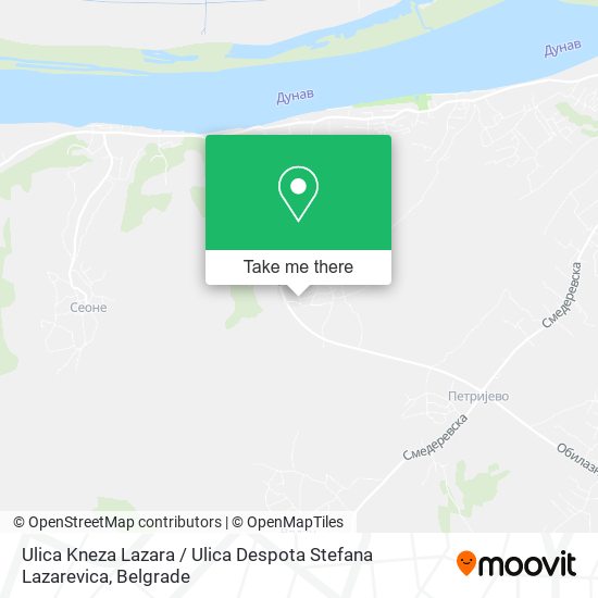 Ulica Kneza Lazara / Ulica Despota Stefana Lazarevica map