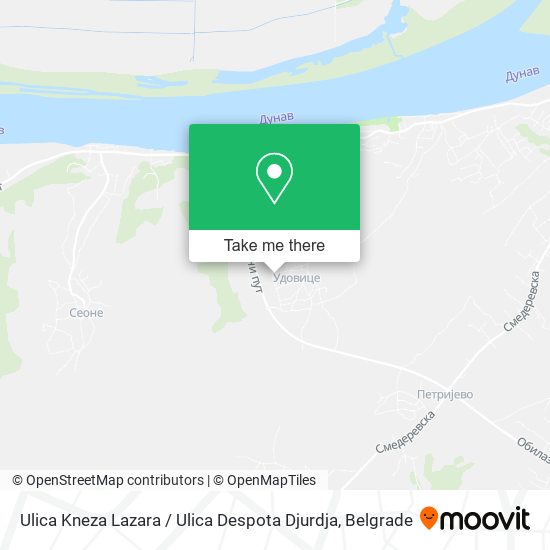 Ulica Kneza Lazara / Ulica Despota Djurdja map