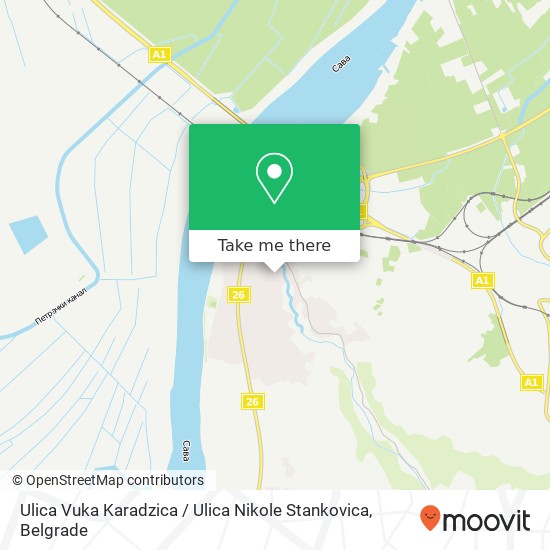 Ulica Vuka Karadzica / Ulica Nikole Stankovica map