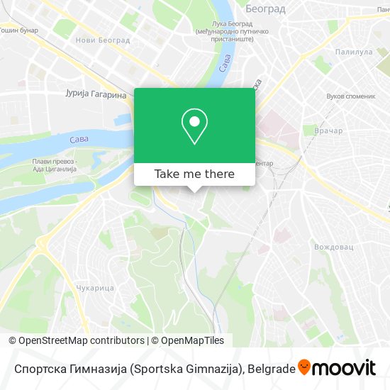 Спортска Гимназија (Sportska Gimnazija) map