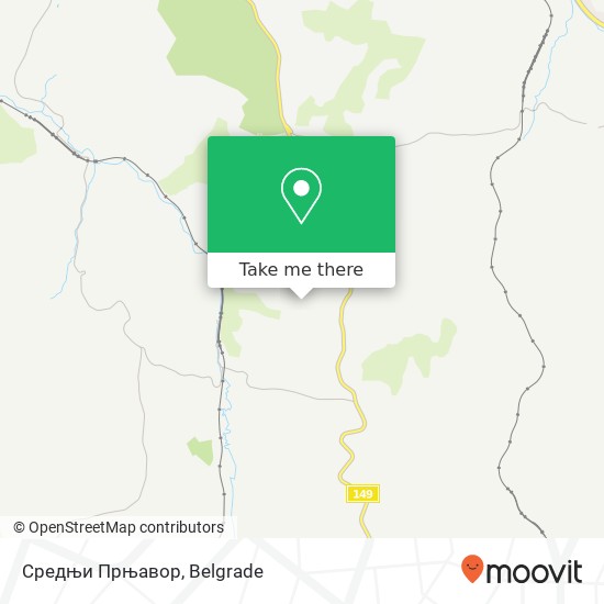 Средњи Прњавор map