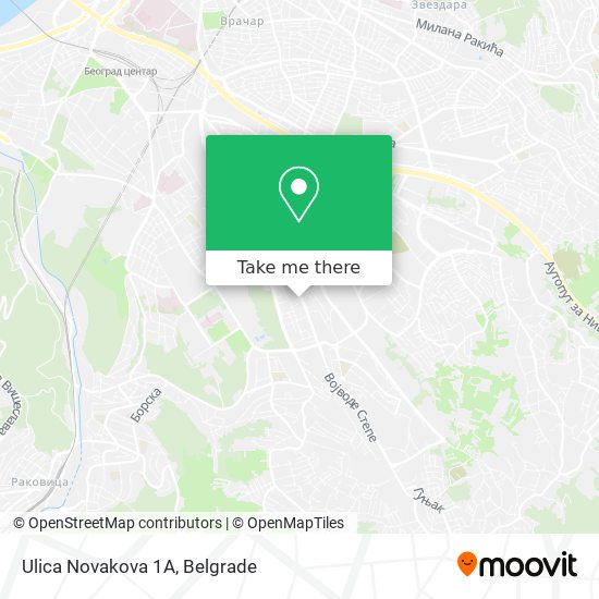 Ulica Novakova 1А map