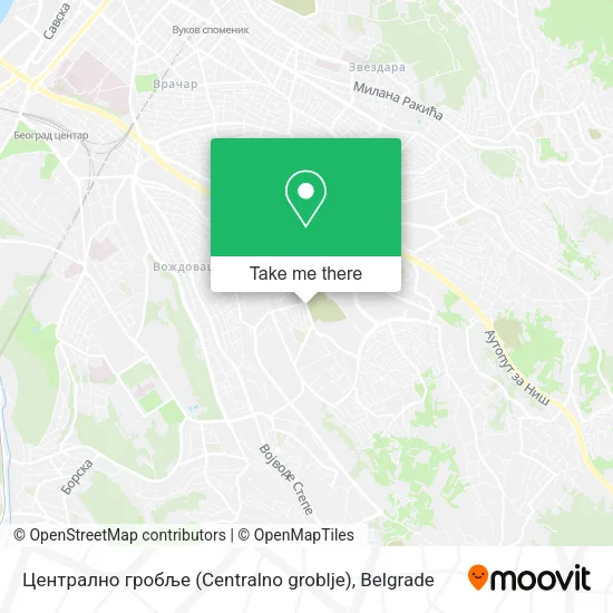 Централно гробље (Centralno groblje) map