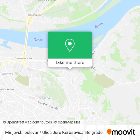 Mirijevski bulevar / Ulica Jure Kerosevica map