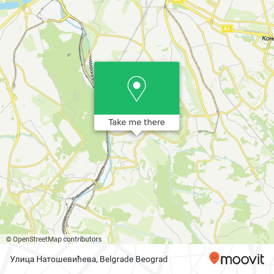 Улица Натошевићева map