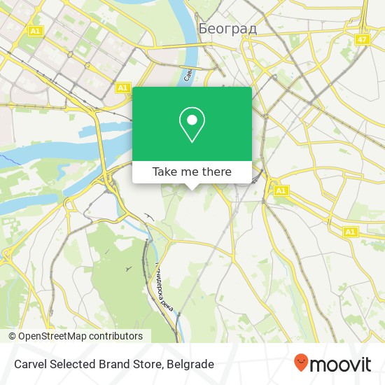 Carvel Selected Brand Store map