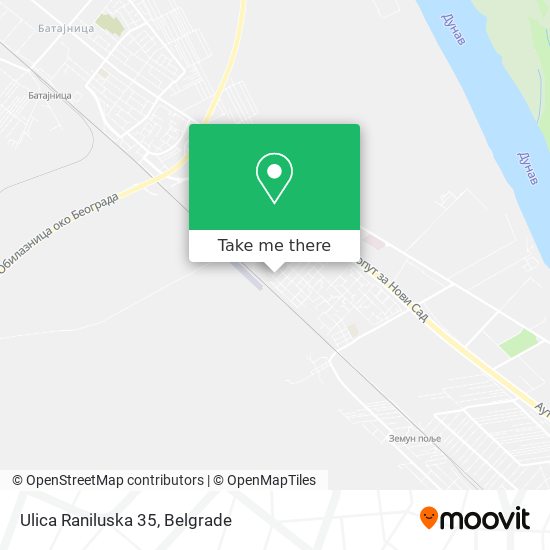 Ulica Raniluska 35 map