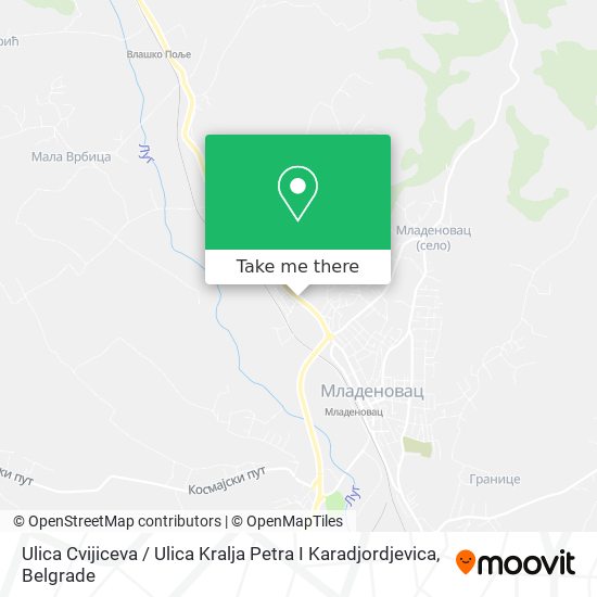 Ulica Cvijiceva / Ulica Kralja Petra I Karadjordjevica map