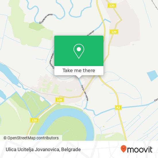 Ulica Ucitelja Jovanovica map