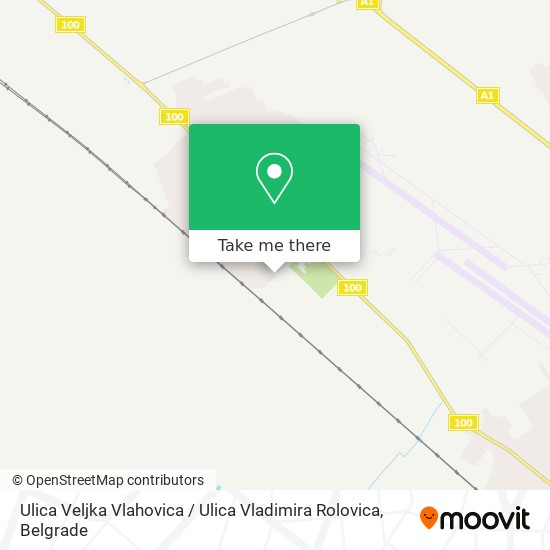 Ulica Veljka Vlahovica / Ulica Vladimira Rolovica map