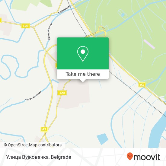 Улица Вујковачка map