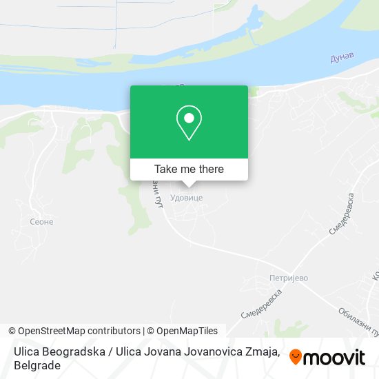 Ulica Beogradska / Ulica Jovana Jovanovica Zmaja map