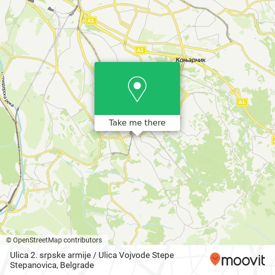 Ulica 2. srpske armije / Ulica Vojvode Stepe Stepanovica map