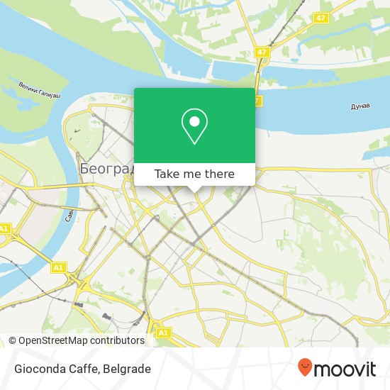 Gioconda Caffe map