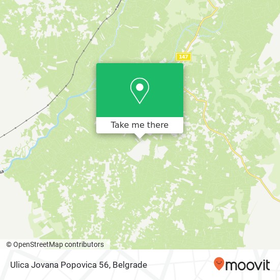 Ulica Jovana Popovica 56 map