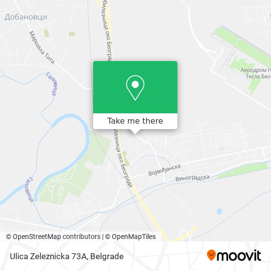 Ulica Zeleznicka 73А map