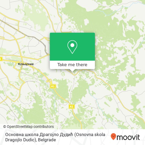 Основна школа Драгојло Дудић (Osnovna skola Dragojlo Dudic) map