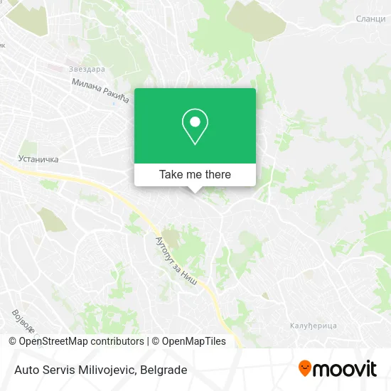 Auto Servis Milivojevic map
