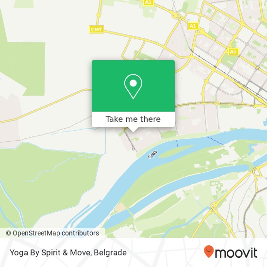 Yoga By Spirit & Move map