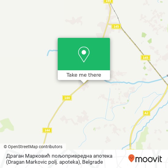 Драган Марковић пољопривредна апотека (Dragan Markovic polj. apoteka) map