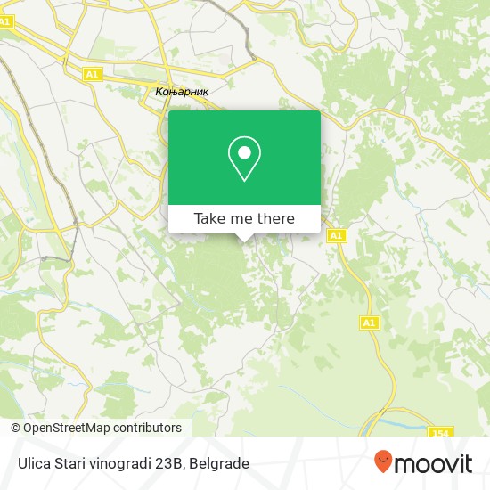 Ulica Stari vinogradi 23В map