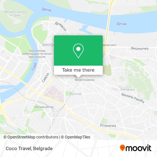 Coco Travel map