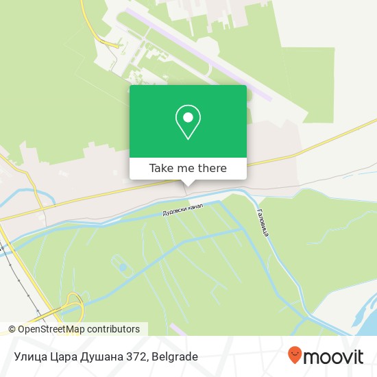 Улица Цара Душана 372 map