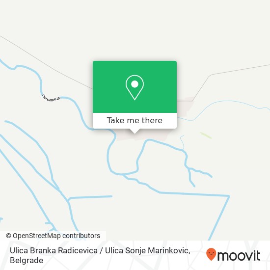 Ulica Branka Radicevica / Ulica Sonje Marinkovic map